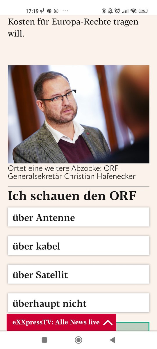 CSassomarrone's tweet photo. Qualitätsjornalismus a la #exxpress. Da wird Herr #hafenecker gleich zum ORF Generalsekretär https://t.co/s4xNUeDiDB