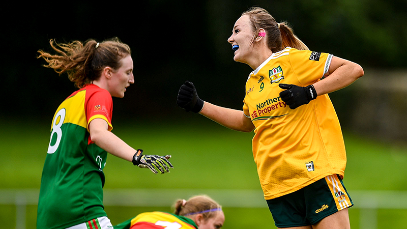 FinalWhistleIE's tweet photo. Ciara Brown is living the dream to be playing with @AntrimLGFA, from being a spectator watching the 2012 All Ireland Final, to being water girl in 2016, to now being an All Ireland winner, she is enjoying every second.

📄 https://t.co/DDCNdArBi7
✏️ @diarmuidkearney
📸 @sportsfile

@LadiesFootball #LGFA #ProperFan