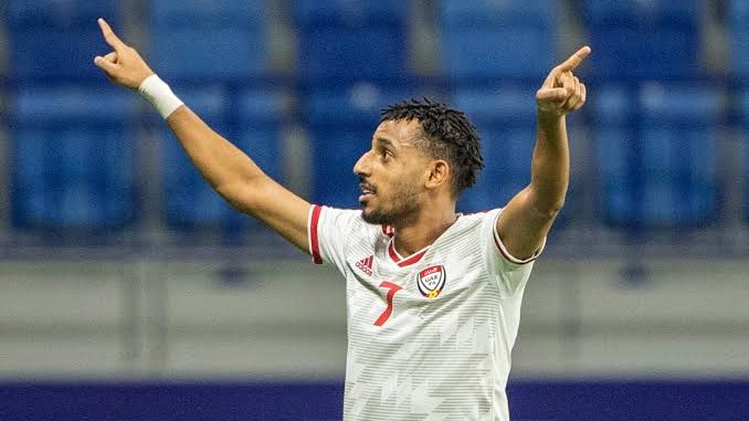 Harib Suhail I @uaefa_ae 🇦🇪 Club: Shabab Al-Ahli D.O.B: 26/11/02 Position: Winger Height: 1.72m Foot: Left Transfer Value: €2m Stats: 15 caps for the U.A.E with 2 goals 7 goals with 12 assists in 84 career appearances U.A.E Champion #UAE #Football