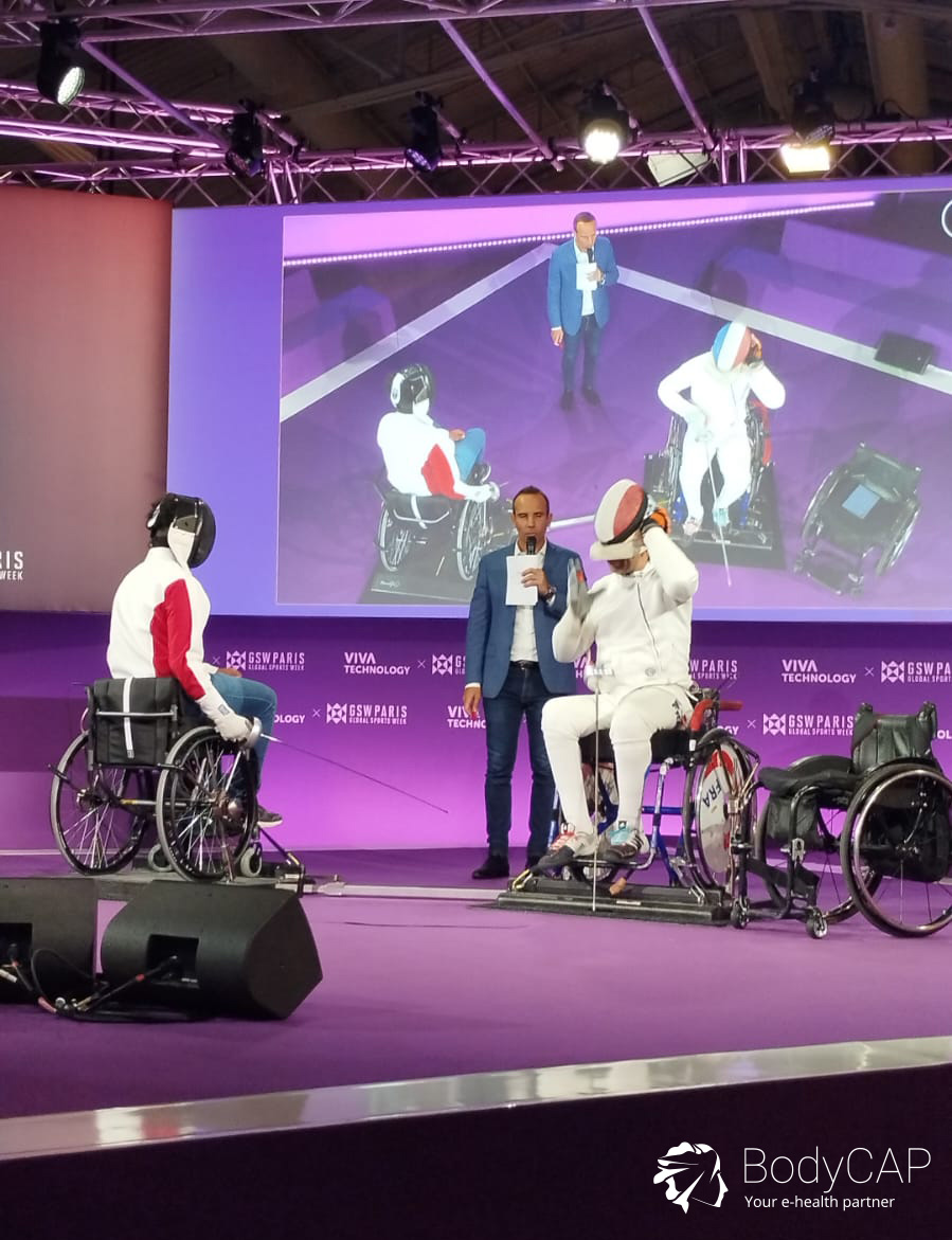 BodyCap's tweet photo. Hosted by @orange, the @BodyCap team attended at the @VivaTech congress!
@ElassineMoez, Paralympic Fencer, he emphasized the use of our #ecelsiusperformance ๐ system with disabled athletes who can suffer from thermoregulation disorders
#OrangeEvents https://t.co/VeK2vk5xZR