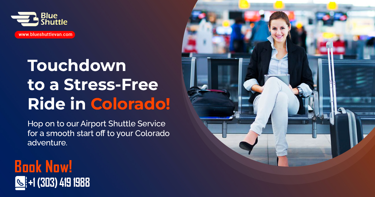 Travelling to the wonderful city of Denver, Colorado? Choose Blue Shuttle Van for comfortable commute. #DIA #shuttleservices #summers #CastleRock #Airportshuttles #BlueShuttleVan #TravelInStyle #SummerAdventure #VisitDenver #mountains #traveltheworld #fortcollins #coloradolife