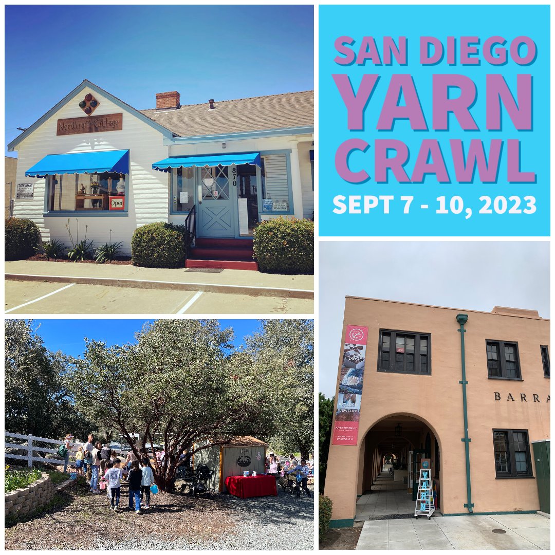 SDYarnCrawler's tweet photo. Explore Exciting Fiber Destinations during the San Diego Yarn Crawl! - https://t.co/JwLNkm3xMb https://t.co/mCa63Xn6xR