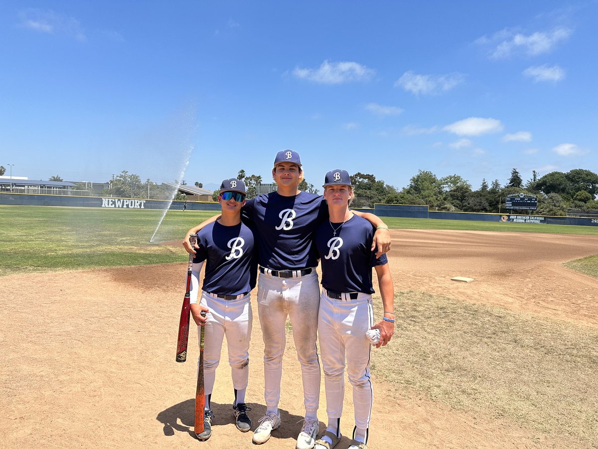 Stats from our recent Dana Hills tourney📊

🔔 Ishaan Khambal: 3 IP, 6 Ks, 0 ER vs Newport Harbor
🔔 Noah Liu: 4 IP, 2 Ks, 0 ER vs Tesoro

🔔 Sawyer Stout: 3/7
🔔 Calem Filipek: 3/7, HR
🔔 Brandon Kim: 5/8
🔔 Tavarez: 2/6

#gobells