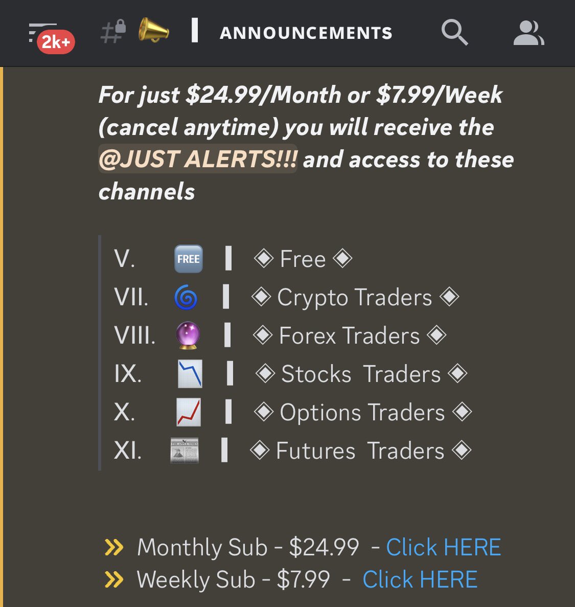 GOODVibezTLLC's tweet photo. π£ ALERT!! π£ We are running a promotion for our discord membership. Great opportunity to join our server right now for a good price! Look at the crazy gains from our analystsβ calls in the story! What are you waiting for?! Link in Bio!!! #tradingforlife #goodstuff https://t.co/lDyzE5Y3Kc