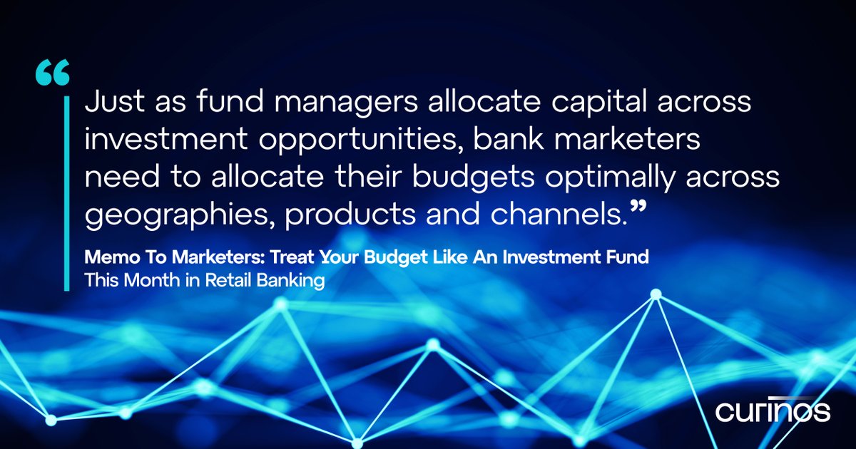 _Curinos's tweet image. Marketers are under pressure like never before to both drive franchise growth and cut costs. tinyurl.com/yc2dws6w
#financialmarketer #financialmarketing #banking #marketingROI