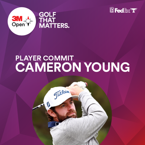 Adding another star to the field! Welcome the 18th-ranked golfer in the world, Cameron Young, to the 2023 #3MOpen! Don't miss out, get your tickets now at 3MOpen.com/tickets.