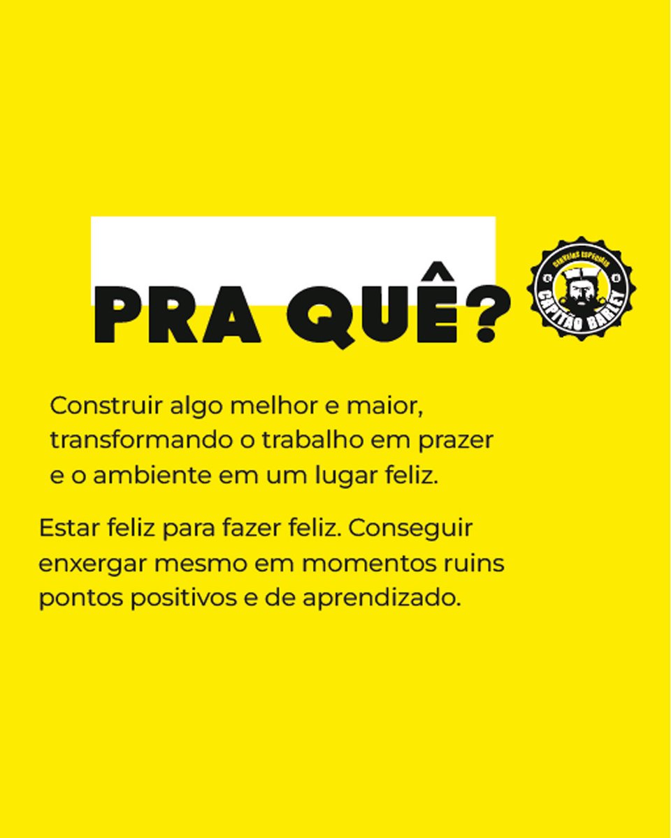capitaobarley's tweet photo. Duas perguntas que costumamos responder muito são "Por que chama Capitão Barley?" e "Para que fizeram o Capitão Barley?".

Vamos começar aos poucos a postar nossos propósitos e outros trechos de um documento interno que temos aqui: nosso Manual de Cultura Capitão Barley. https://t.co/d1jMM0itBs
