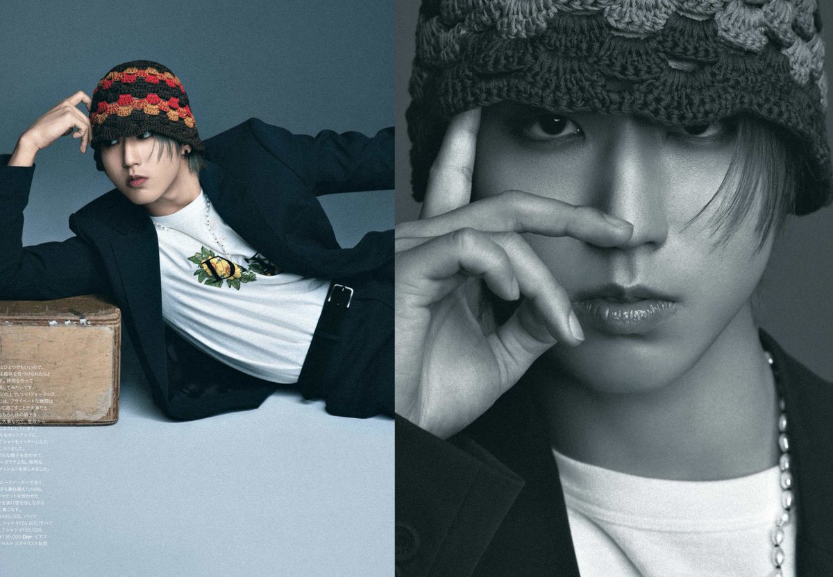 Viral Takes (@viraltakes) on Twitter photo Stray Kids' Han is amazing in new pictures for Harper's Bazaar Japan. Stray Kids' Han is amazing in new pictures for Harper's Bazaar Japan.