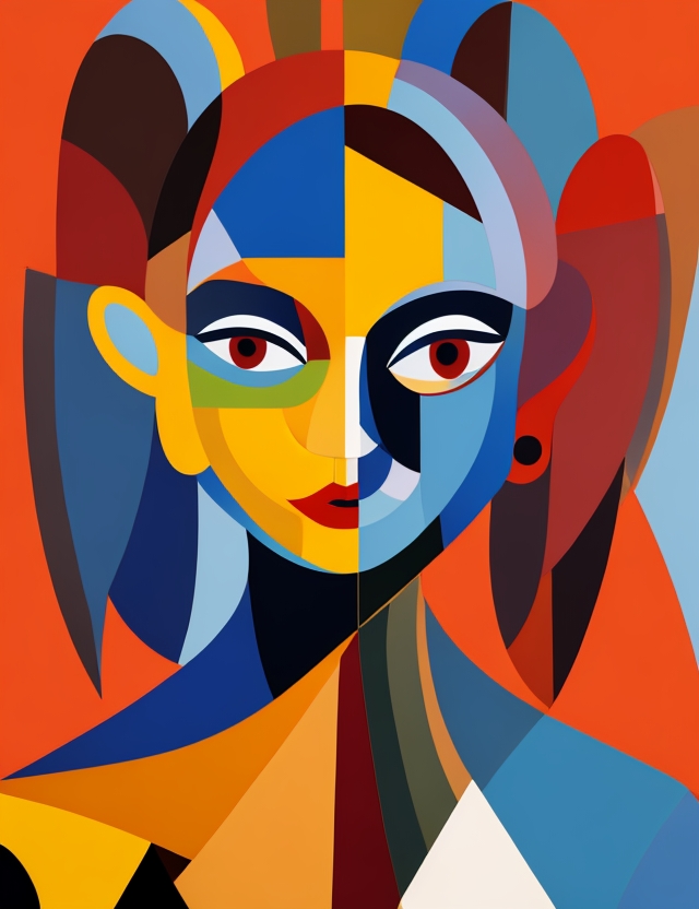 Cubism style
Serenity 
#cubismArt #AIart #NFT