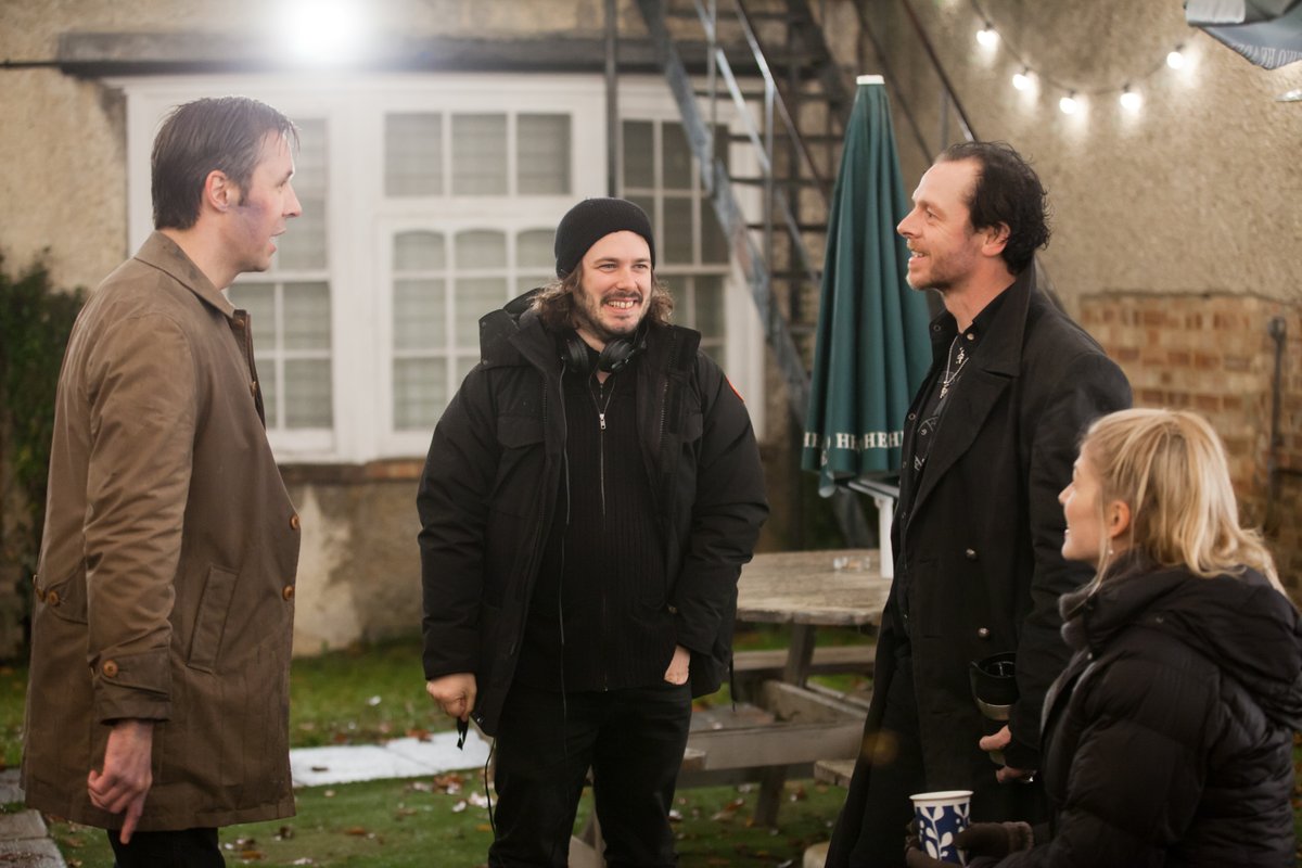 edgarwright's tweet photo. #TheWorldsEnd was released on July 19th, 2013 in the UK/Ireland. The film is a very personal one for me &amp; @SimonPegg, so it’s always a pleasure to post about it and see all your responses. The production was a wild adventure and it was always COLD, but full of amazing memories. https://t.co/9Xsei0pTIp