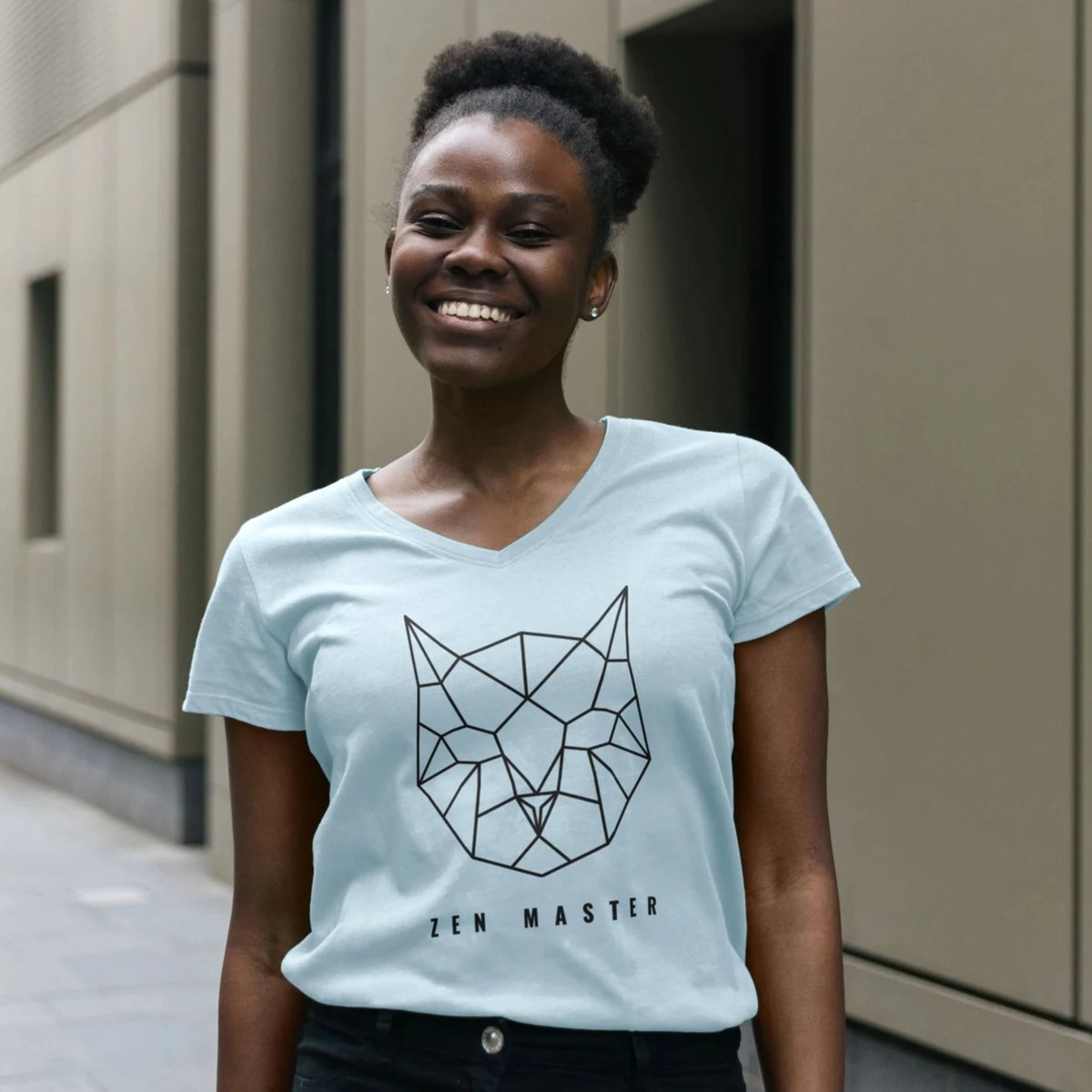 “I have lived with several Zen masters — all of them cats.” — Eckhart Tolle.

Organic Cotton Zen T-Shirt. Great for a yoga sesh! ☸ 🧘 🐾 £20.

#womenstshirts #vneck #womensfashion #slowfashion #circulareconomy #zen #zenmaster #cat #catlover #spiritanimal #yoga #yogatop #casual