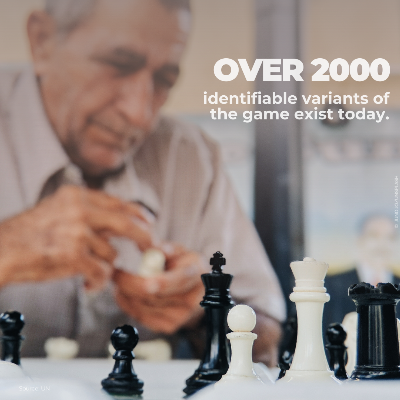 UNESCO's tweet photo. Happy #WorldChessDay! ♟️

#Chess, the ancient game of strategy, has captivated minds and inspired countless players for centuries.

Today we celebrate the power of chess to promote fairness, inclusion and mutual respect.

Learn five facts about this fascinating game! 👇