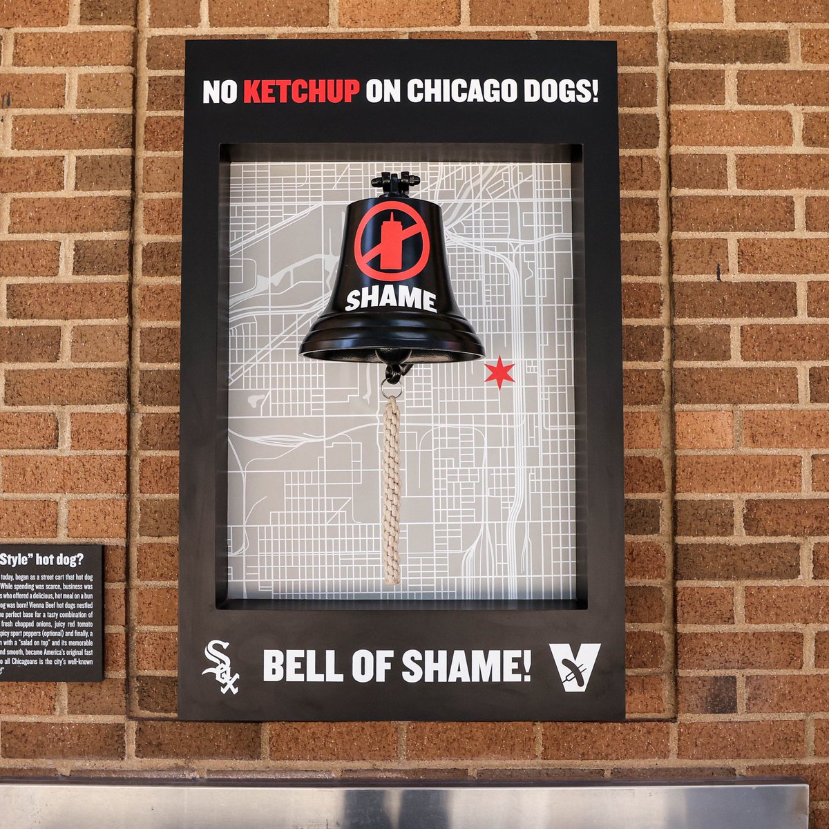 whitesox's tweet photo. ❌ no ketchup allowed ❌ https://t.co/OHtoYK4AfN
