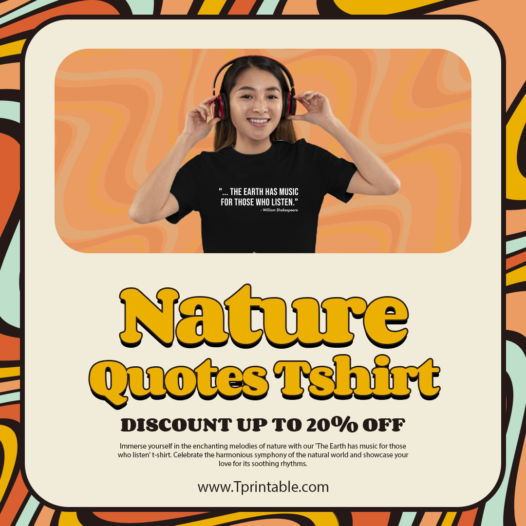 Nature quotes t-shirt world fist quote based tshirt website tprintable.com buy now.free worldwide shipping tshirt
#tshirt #naturequotestshirt,#naturelovequotestshirt,#customtshirts,#naturalbeautyquottshirt