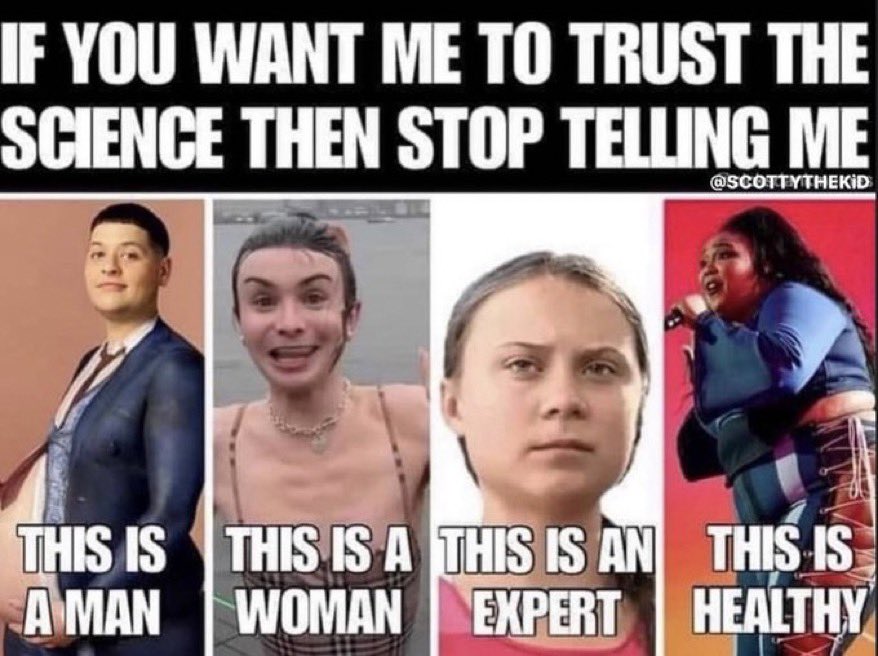 WokeArchive's tweet photo. No one is more anti science than the left https://t.co/hZYcxFTpud