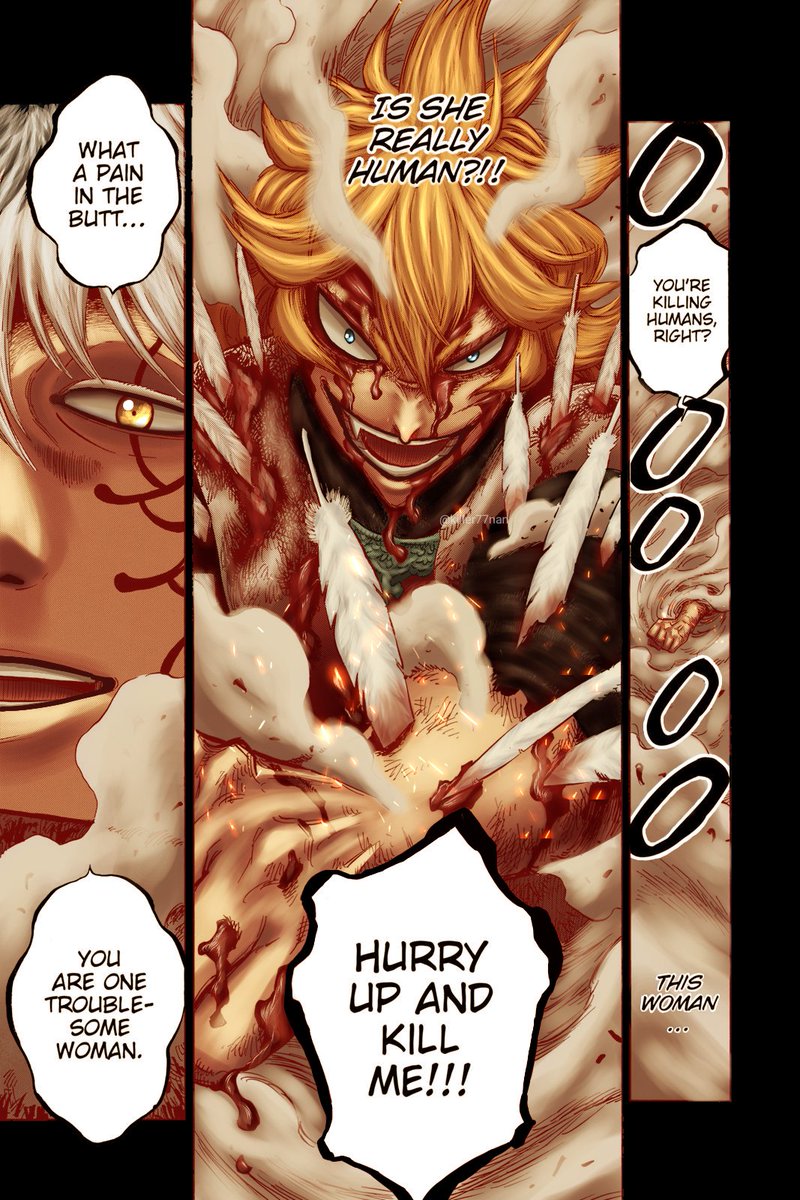 Is she really human?!!

#BlackClover 
#ブラッククローバー