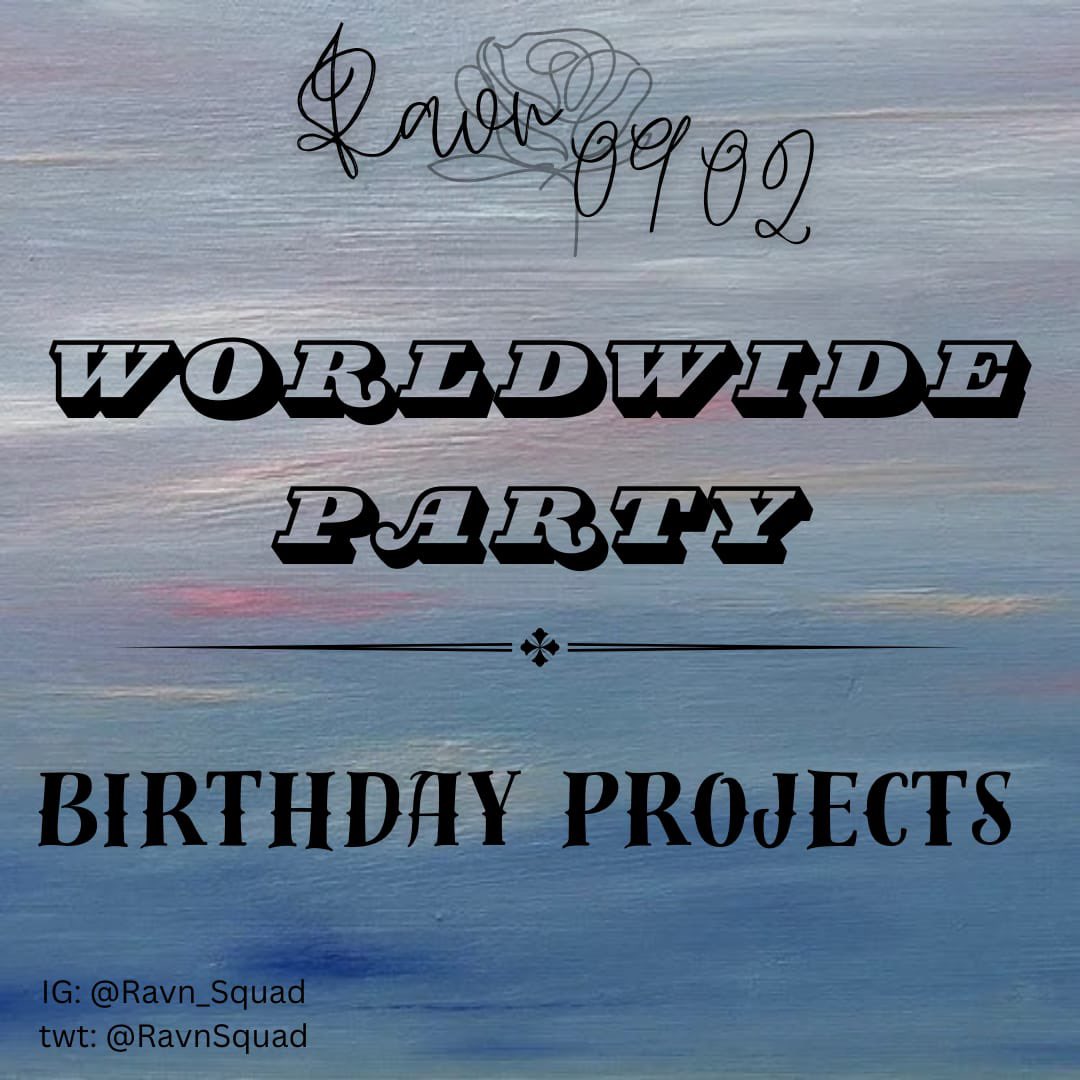 ravn_squad's tweet photo. RAVN SQUAD Birthday Projects Thread 🌹🔥

#RAVN #레이븐 https://t.co/D1dWkNaeM8