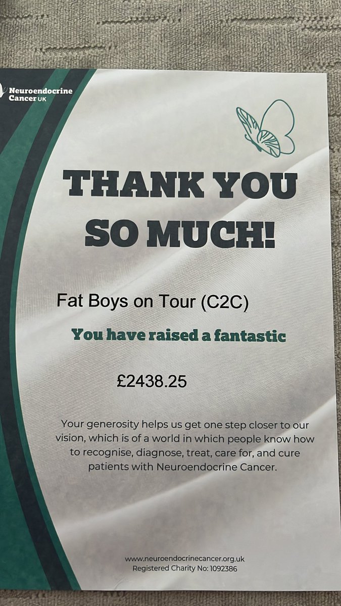 FatBoysOnTour's tweet photo. Thanks to all who sponsored us for @ncukcharity https://t.co/DP4ZvN8FuZ