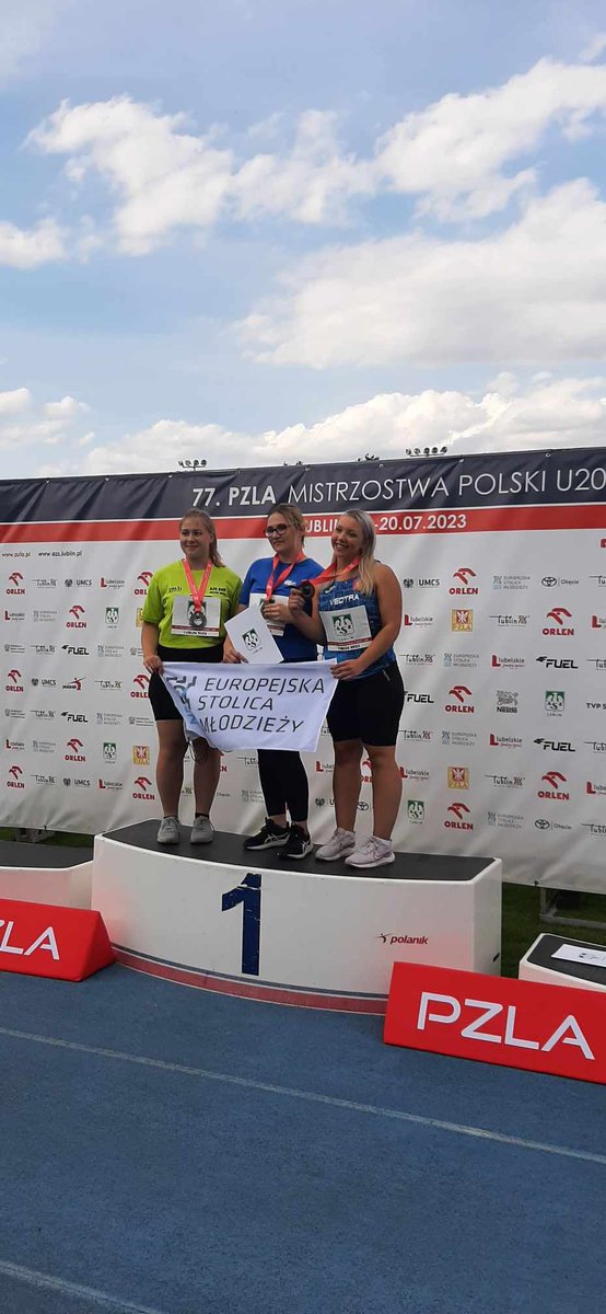 LKSVECTRA's tweet photo. Mamy medal!
Izabela Duda zdobywa brązowy medal 77.PZLA MP U20. Nasza  młociarka spisała się dziś znakomicie posyłając młot blisko granicy 52 metrów🫶.

GRATULACJE 👏👏👏
ANWIL S.A. Włocławek jak malowany Województwo Kujawsko-Pomorskie Ludowe Zespoły Sportowe https://t.co/MQ5q2b8WTH