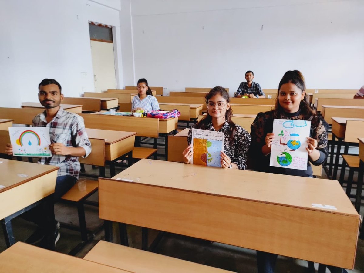 recb_up's tweet photo. Day 3 of events - Poster making competition - Govt of UP recognizes 16-22 july 2023 as a " Ground Water Week". In respect of this Civil Engineering Department of REC Bijnor is celebrating this week with full enthusiasm. Students participated with full zeal and enthusiasm. https://t.co/ZdOsVJMrM1