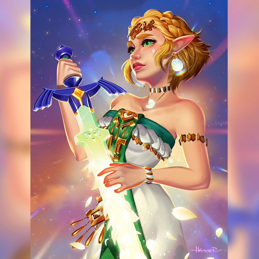 Zelda 👑
.
.
#Zelda #zeldafanart #zeldatearsofthekingdom #tearsofthekingdom #fantasyartwork #mastersword #princesszelda #nintendoswitch #nintendogames #stylized #elf #digitalartists #digital2d #characterdesign #digitalpaint