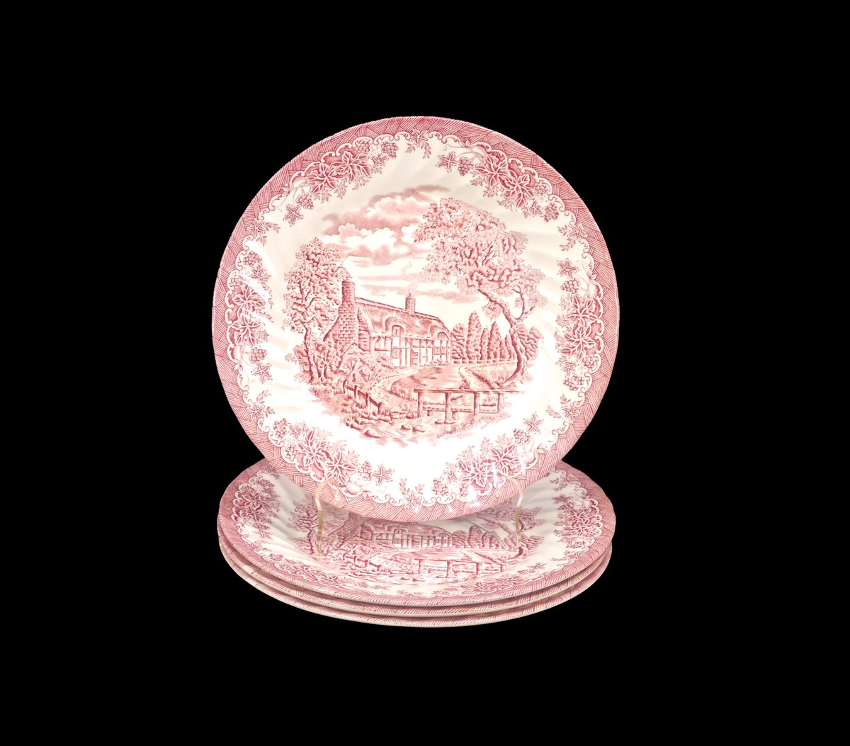 G97816960Girl's tweet photo. Churchill China The Brook Pink transferware dinner plates made in England. https://t.co/18hmZ37jbe via @Etsy #BuyfromGroovy #antiqueshop #tableware #dinnerware #pinktransferware #TheBrookPink #ChurchillChina #ChurchillTheBrook #vintagetableware #EtsySellers https://t.co/GiGpK8ULME