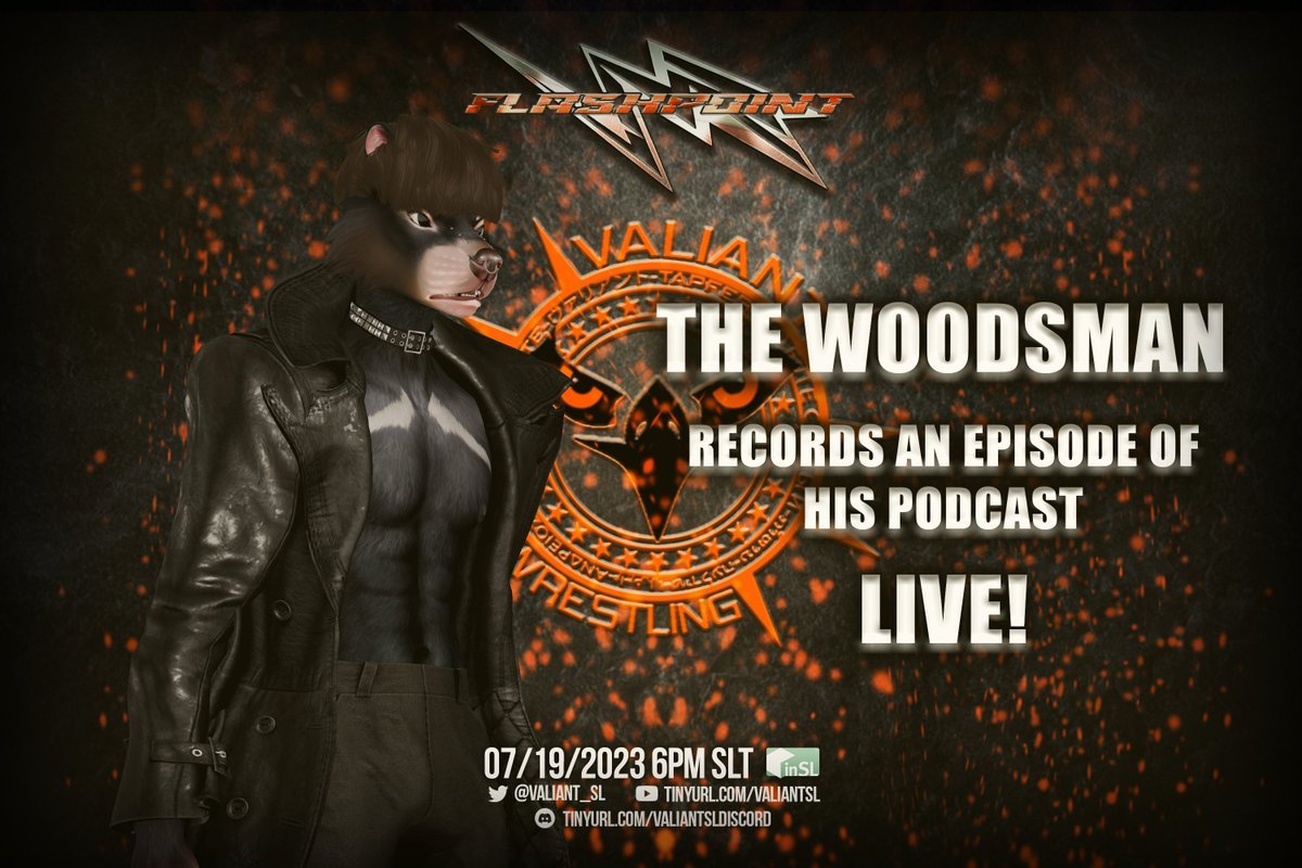 Welcome to Wednesday and more importantly #VWFlashpoint day!

Okay, we won't even pretend anymore, poking this bear is our favorite hobby on here. So get @TheRealWoodsman podcast done and hopefully without too many hiccups?!

#AnswerTheCall #FurryWrestling
