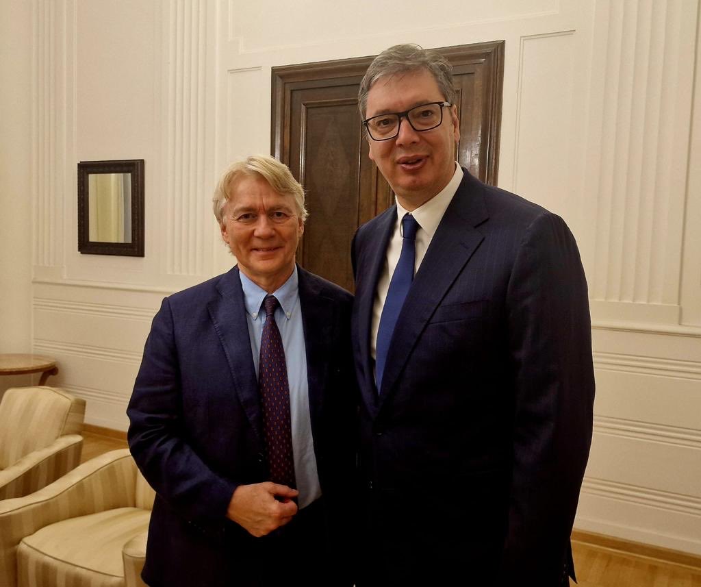 Jørn Gjelstad (@jorngjelstad) on Twitter photo Last day, last meeting. Thank you President Vucic for many memorable discussions and joint initiatives. Four years I will never forget. All the best to you and Serbia. <a href="/avucic/">Александар Вучић</a> Last day, last meeting. Thank you President Vucic for many memorable discussions and joint initiatives. Four years I will never forget. All the best to you and Serbia. <a href="/avucic/">Александар Вучић</a>