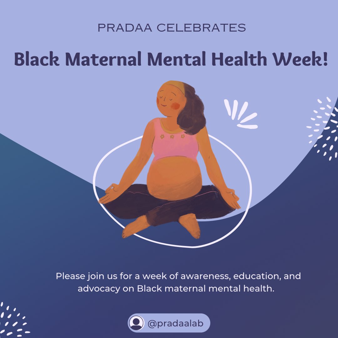 KSUPRADAA's tweet photo. Join us, as we celebrate Black Maternal Mental Health week from July 19-25! #keeprising https://t.co/vSmUo8ZCYK