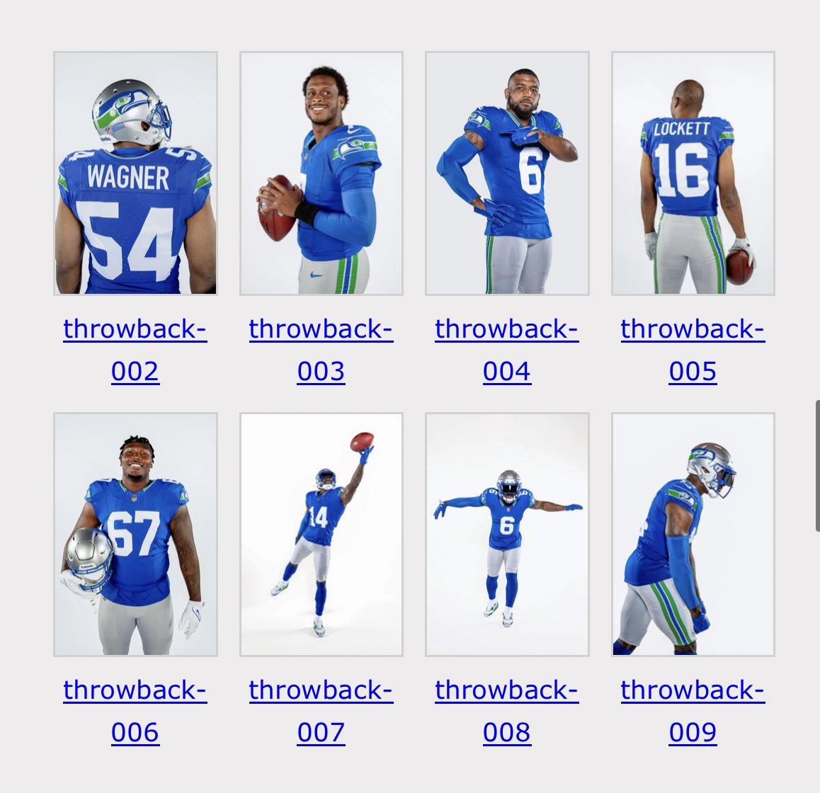 The Seahawks are even using 90s computer graphics for the website.  The commitment to the bit is acknowledged and deeply appreciated.