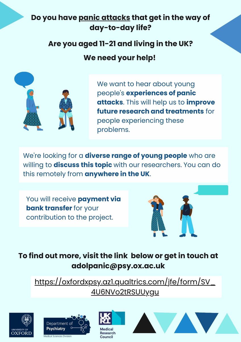 Yesterday @pollywaite and I held the first meeting of our Young People’s PPI Community discussing our project supporting YP who experience panic attacks 😊  Lots of great discussion of what we should be prioritising when thinking about support in schools 📚