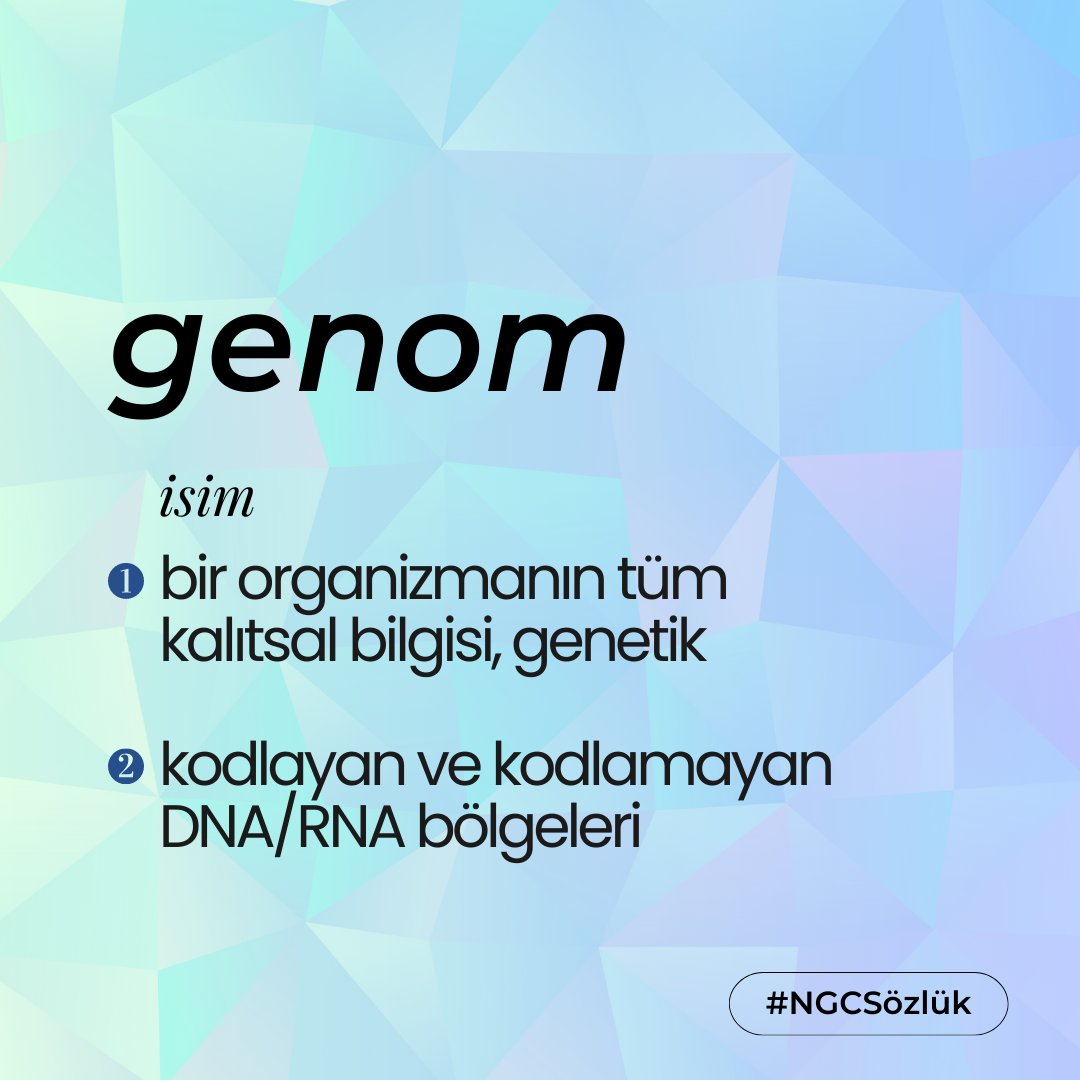 Next GeneticCenter sözlük ile Genom nedir?

#NextGeneticCenter #NGCSözlük 
#genetik #genom #sağlık