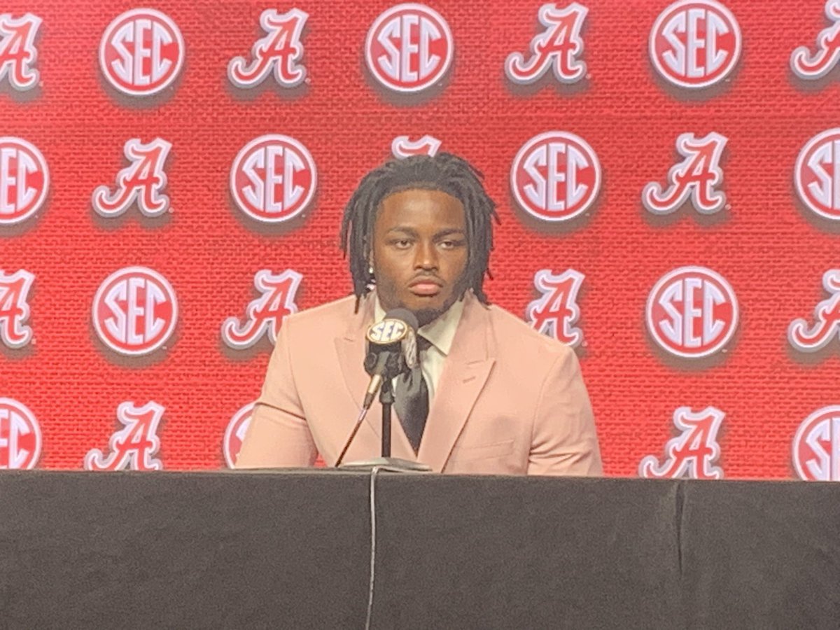 congdonsation's tweet photo. Alabama Edge Rusher Dallas Turner: “The expectation is joyless murderball” 
@abc3340 https://t.co/I2yJxCb9XZ