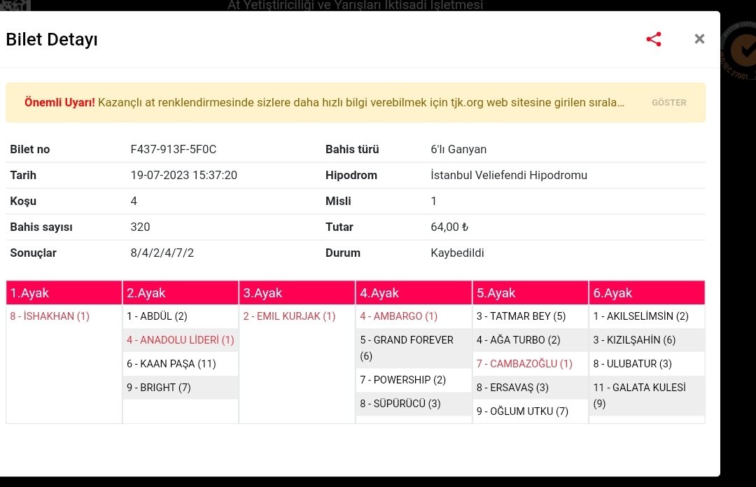 Kısmetten öteye köy yok dedikleri bu olsa gerek <a href="/AliOsmanEfendi3/">Ali Osman Efendioglu</a> emklerine sağlık