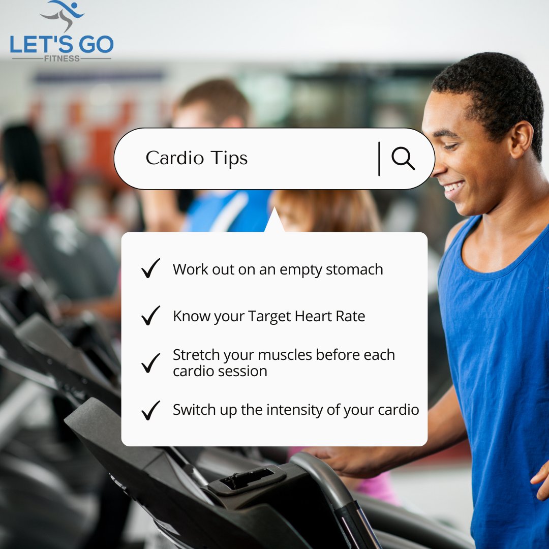 Cardio can sometimes be even more challenging than weight lifting. 

Here are a few of our quick tips for anyone who is new to cardio and needs some motivation 🤩

#cardiotip #cardioexercise #fitnesstip