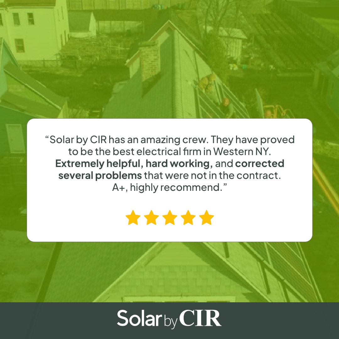 SolarByCIR's tweet photo. "Corrected Several Problems that were not in the Contract"

Our installation team not only works quickly &amp; efficiently, but also goes above and beyond for our customers 👍

Ready to go solar for yourself? Visit our website at https://t.co/pwc2RGXs0F to get started. https://t.co/YffFoNC9UU