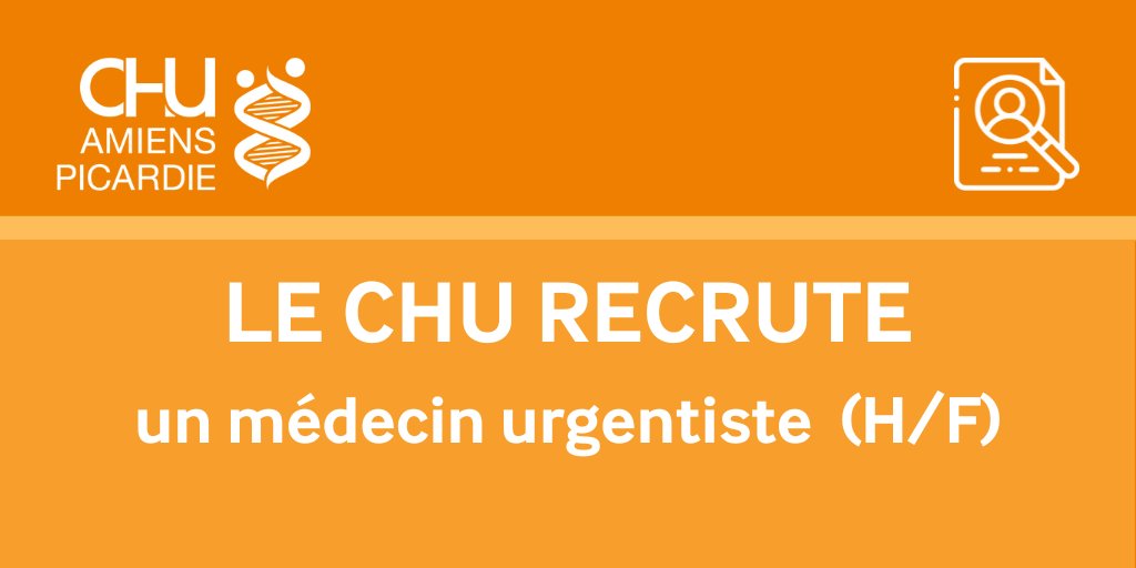[#Recrutement] Le #CHUAmiens recrute un médecin urgentiste (H/F)

👉 QUEL DIPLÔME FAUT-IL AVOIR ?
➡️ Diplôme de médecine d’urgence
➡️ Inscription à l’ordre des médecins.

📨 Candidature à envoyer à recrutement-medical@chu-amiens.fr

⬇️ PLUS D'INFOS ⬇️
chu-amiens.fr/professionnels…