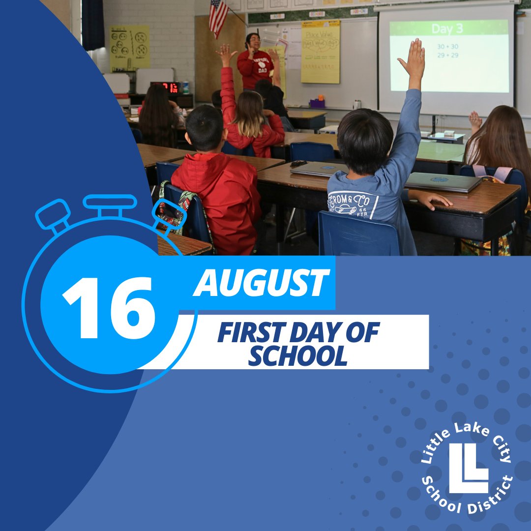 Lakeview_ESLLCS's tweet photo. 📅 Less than 30 days left until the first day of school at Little Lake CSD! 🎒✏️ We can wait to begin this year’s amazing educational journey starting on August 16th. 

#LakeviewES #NorwalkCA #CityofDowney #CityofWhittier #SantaFeSprings https://t.co/6k9blyromw