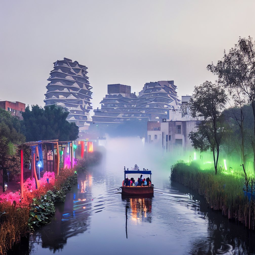 mutualismxs's tweet photo. The regenerated urban rivers in Mexico City also serve as means of transport and for food production in traditional chinampas.
🧵
#regeneration #urbanecology #solarpunk #aiart #dalle2 #urbanriver #water #cdmx #mexico https://t.co/vWEuM4HjUW