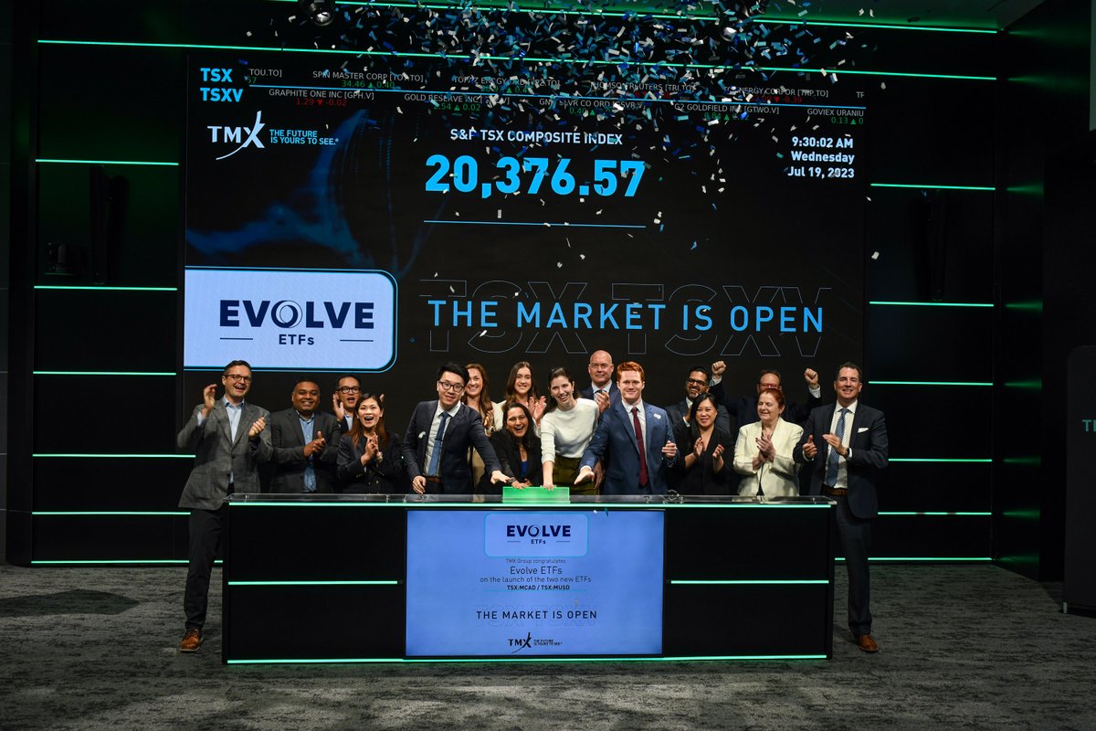 Very pleased to join the <a href="/TMXGroup/">TMX Group</a> to celebrate the launch of our Premium Cash Management Fund (TSX: MCAD) and US Premium Cash Management Fund (TSX: MUSD.U)