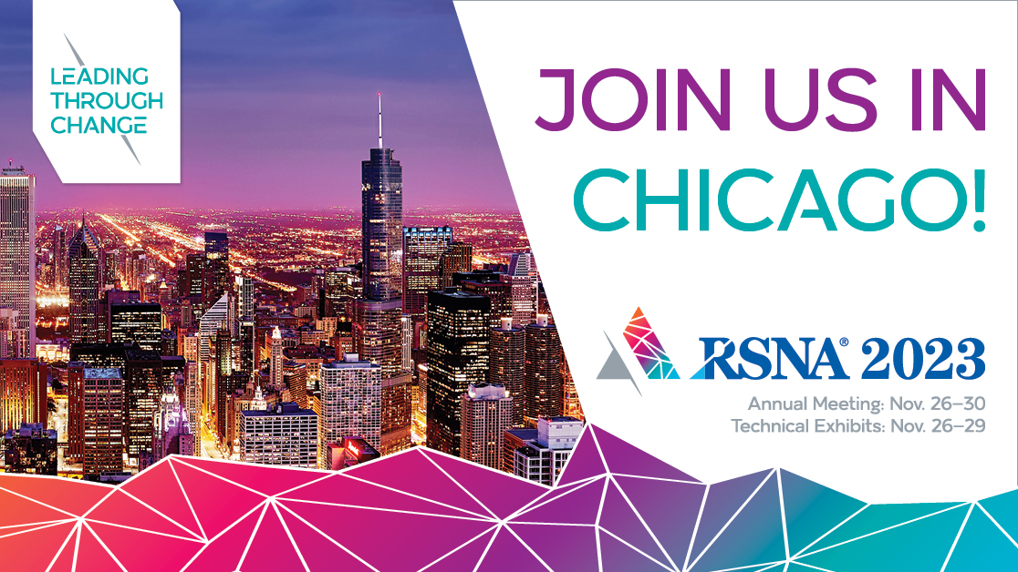 Registration is now open for #RSNA23! Join us in Chicago, Nov. 26-30, where we are Leading Through Change and unveiling new ideas and technologies that are improving patient care. Register today: RSNA.org/Annual-Meeting