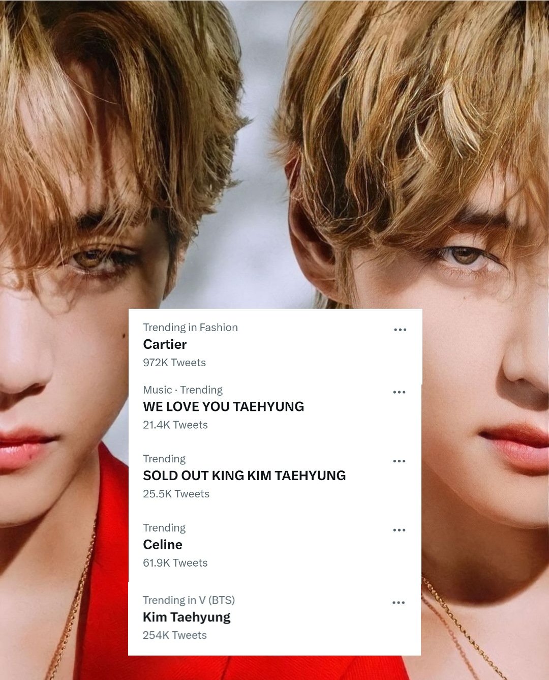 BTS V HOTRENDS on X: RT & REPLY Cartier WE LOVE YOU TAEHYUNG