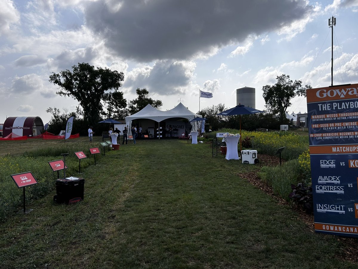 It’s a beautiful day in Langham, SK. 

If you’re at Ag in Motion stop by booth 354 to chat herbicide resistance management with the Gowan Canada crew and enter to win a Lincoln Welder. 

<a href="/gowancanada/">Gowan Canada</a>