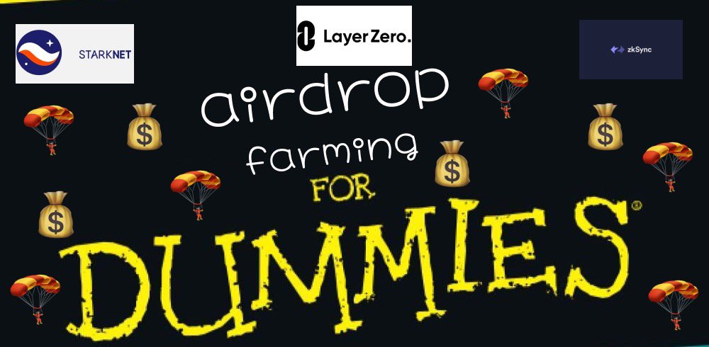 Spectrum__eth's tweet photo. A Giga Thread on Airdrop Farming.
First time Airdrop Farming ? Seasoned veteran? 

Don’t worry we’ve got everyone covered below.
We will look at farming ZKsync, Layerzero and Starknet.

A thread 🧵 ⬇️⬇️⬇️⬇️ https://t.co/60yxTMSWbq