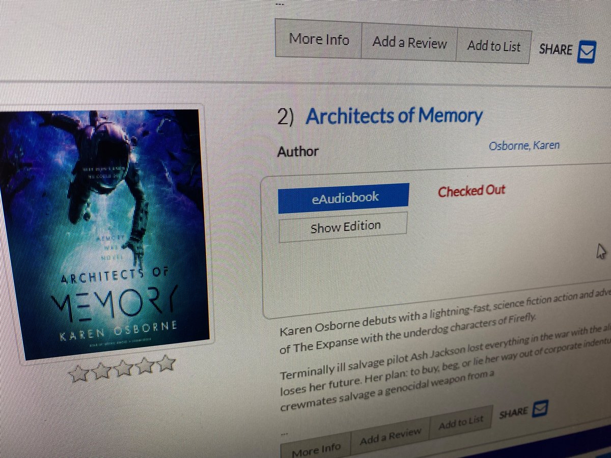 karenthology's tweet photo. You love to see it! #architectsofmemory #torbooks #libraries https://t.co/MRtZJ2O5Fk