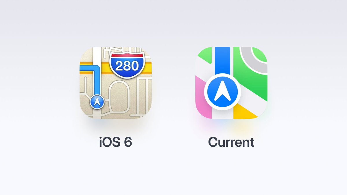 The next time you think you can't make mistakes in a product, remember that for 6 years you were suggested to drive off an overpass in an app icon.