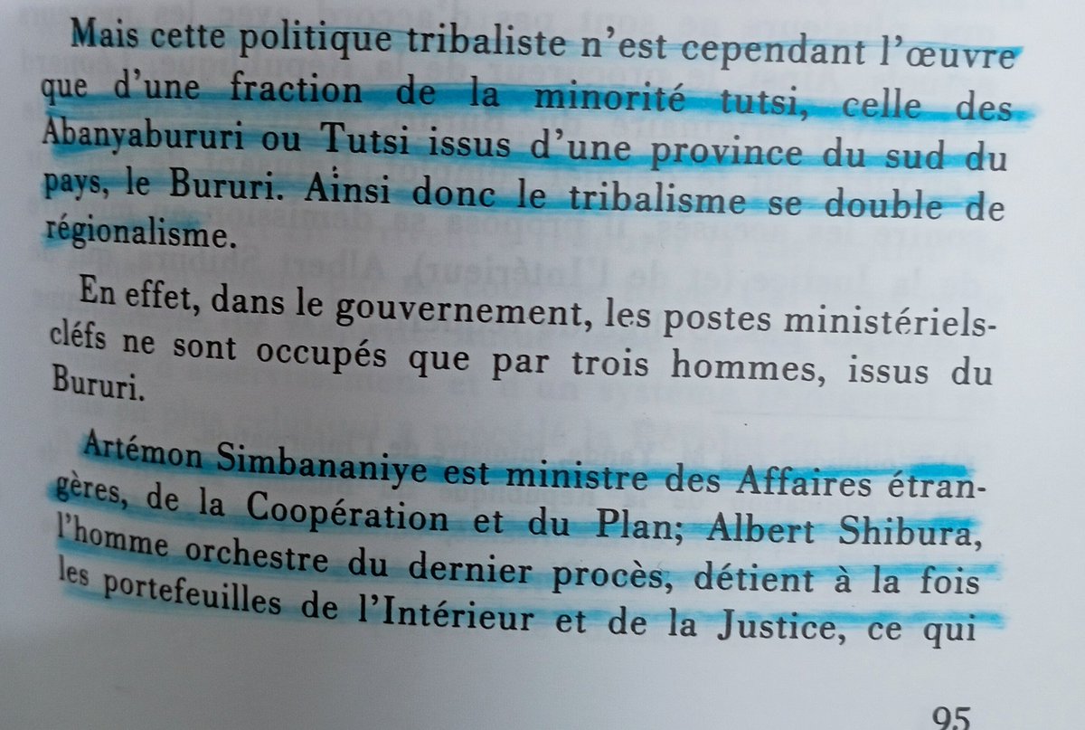 BATUNGWALOYS's tweet photo. #AffaireNtungumburanye Pr Manirakiza, les tensions répétitives st le fruit de qlques tutsi du sud (3) détenant les postes clefs au gvt à savoir #Simbananiye, #Shibura et #Gisamare et #Nsanze qui auraient même fait pression sur Micombero pr ne pas gracier les victimes de 1969 https://t.co/khisSffZHR