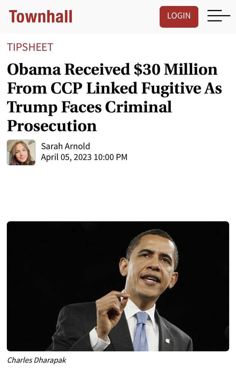 PLRivo936's tweet photo. @nbbb2385 He's a felon, he took $30 million from a foreign country with ties to the CCP for his 2012 reelection campaign #IndictBarackObama https://t.co/MsEkQHCnF3