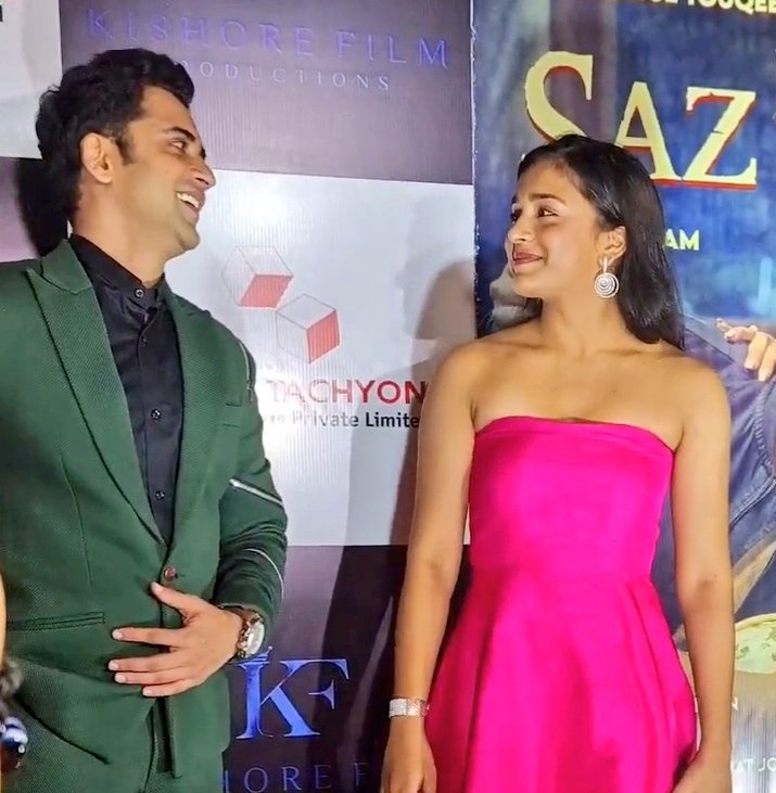 Wow Look So Stunning &amp; Beautiful Queen Sumbul.
#Sazishen Premier Launch Party,
❤️❤️❤️.

<a href="/TouqeerSumbul/">Sumbul Touqeer</a> 
@TeamSumbulFc007 

#SumbulTouqeerKhan ||•
#SumbulSquad ||•