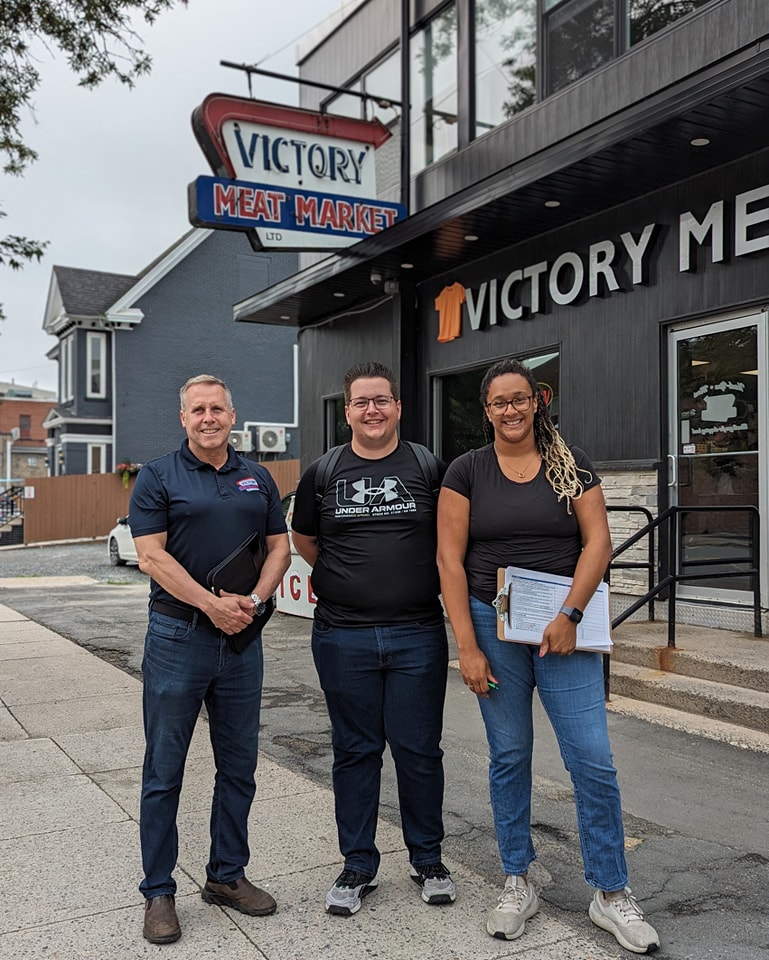MeatVictory's tweet photo. We met with the great folks from @AbilityNB yesterday to discuss plans and expectations for making our building more accessible for everyone.

We are excited to move forward with this process and thank you all for your patience! https://t.co/rfTDQyqFp4